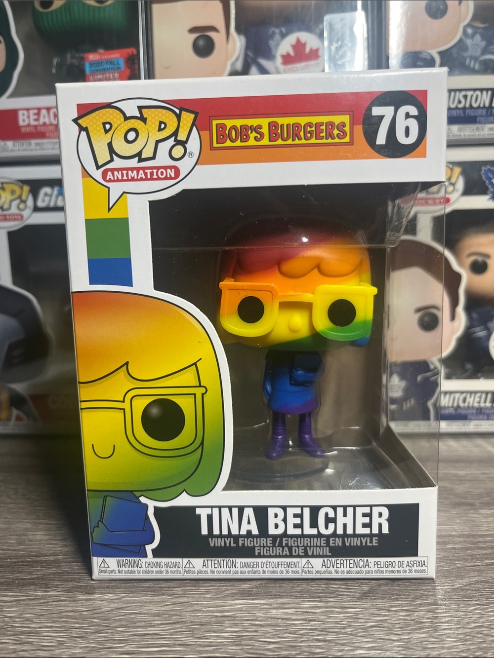Funko Pop! Bob's Burgers Tina Belcher Rainbow Colors
